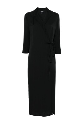 sort-silke-wrap-kjole-med-slips