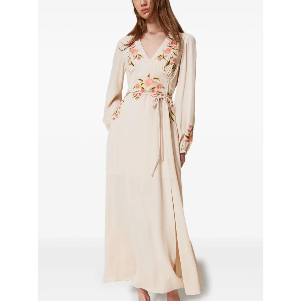 Twinset Multicolor Jurk voor Vrouwen Beige Dames