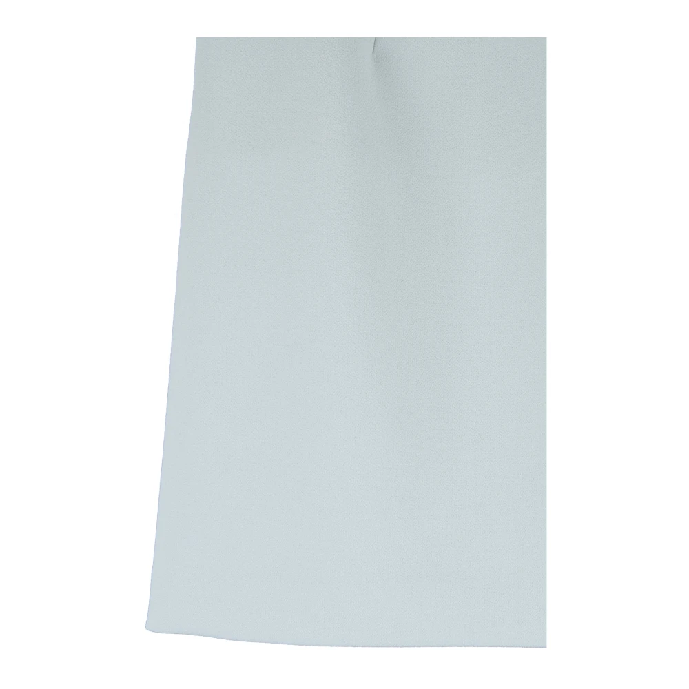 Elisabetta Franchi Gouden Metalen Detail Rits Rok Blue Dames