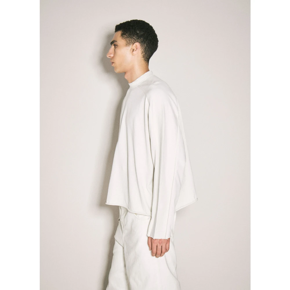Entire Studios Katoenen Jersey Longsleeve T-shirt White Heren