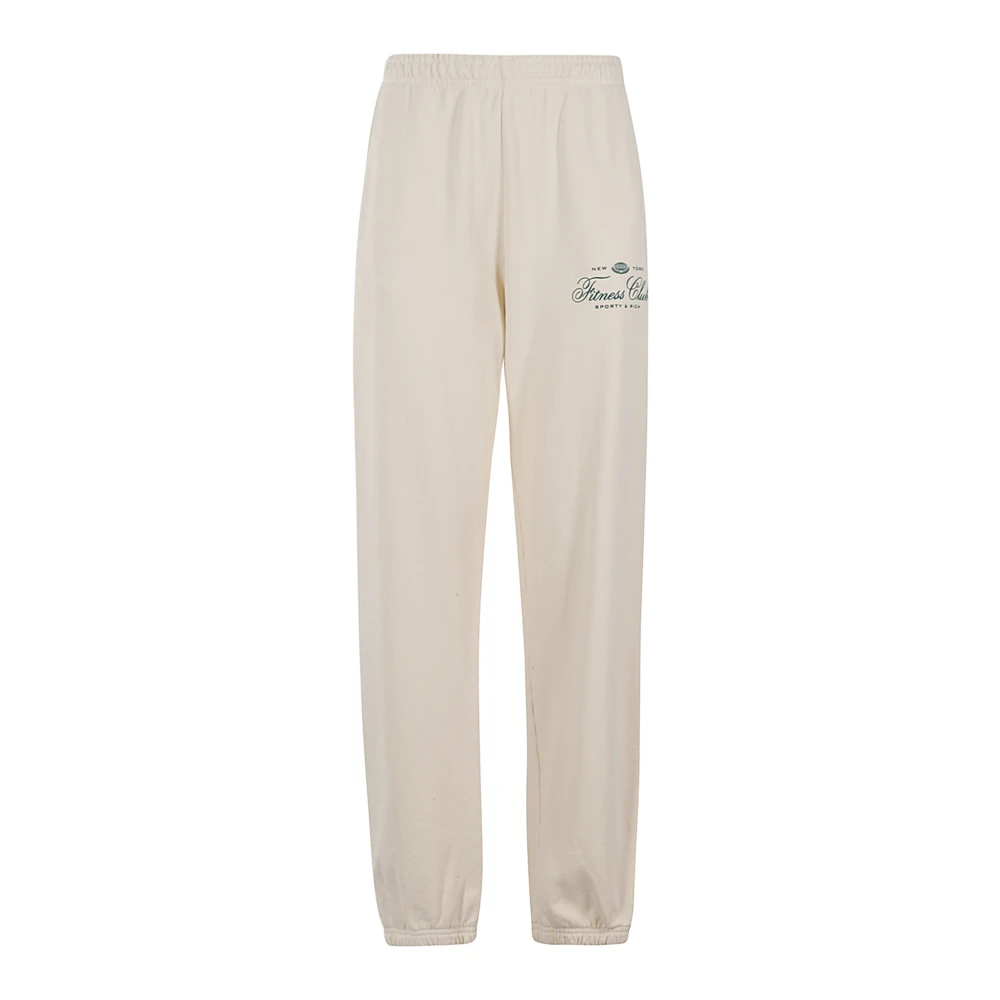 Sporty & Rich Sweatpant voor fitness workouts Beige Dames