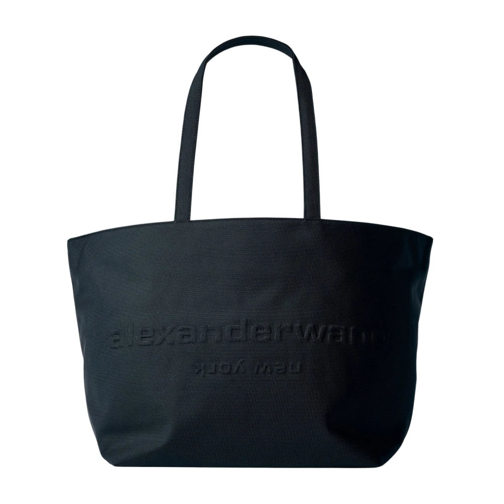 Alexander Wang Women's Black Punch Cotton Tote Bag - Shopping Bags - One Size - Bags