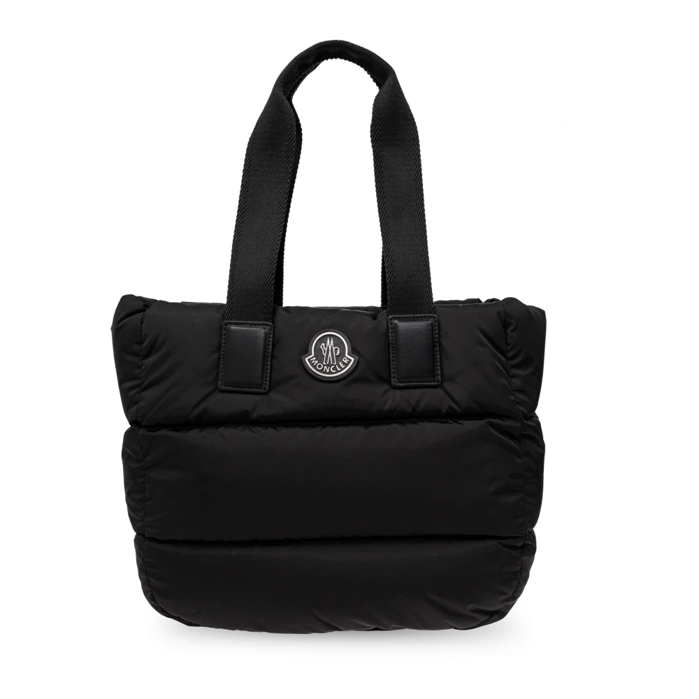 Moncler Schoudertas met logopatch Black Dames