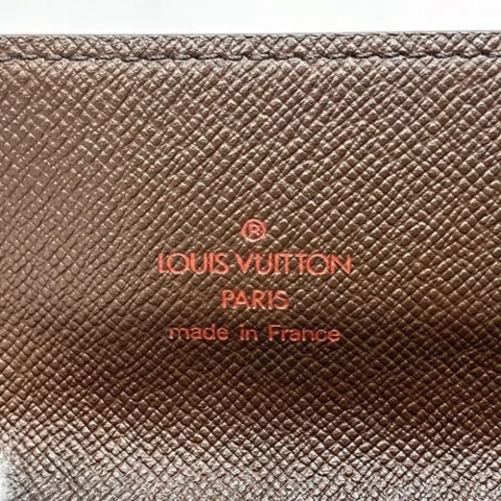 Louis Vuitton Vintage Pre-owned Canvas wallets Brown Dames