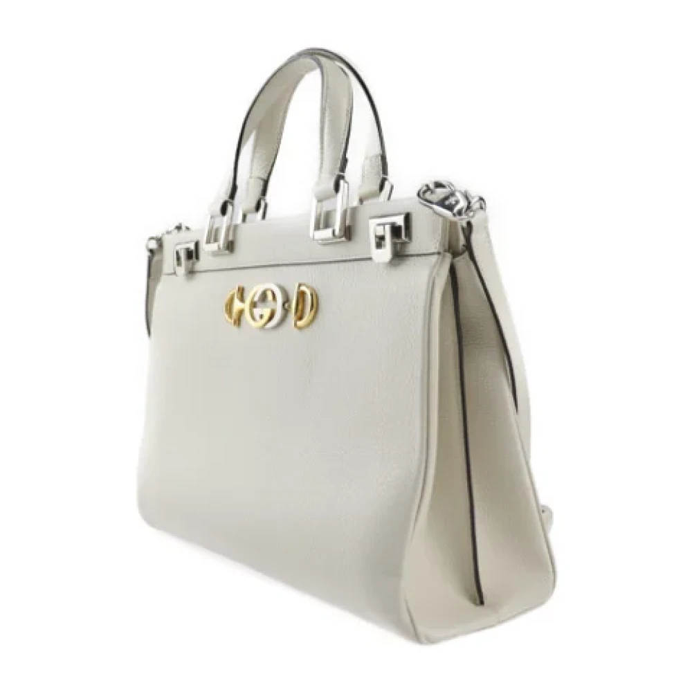 Gucci Vintage Pre-owned Fabric gucci-bags White Dames