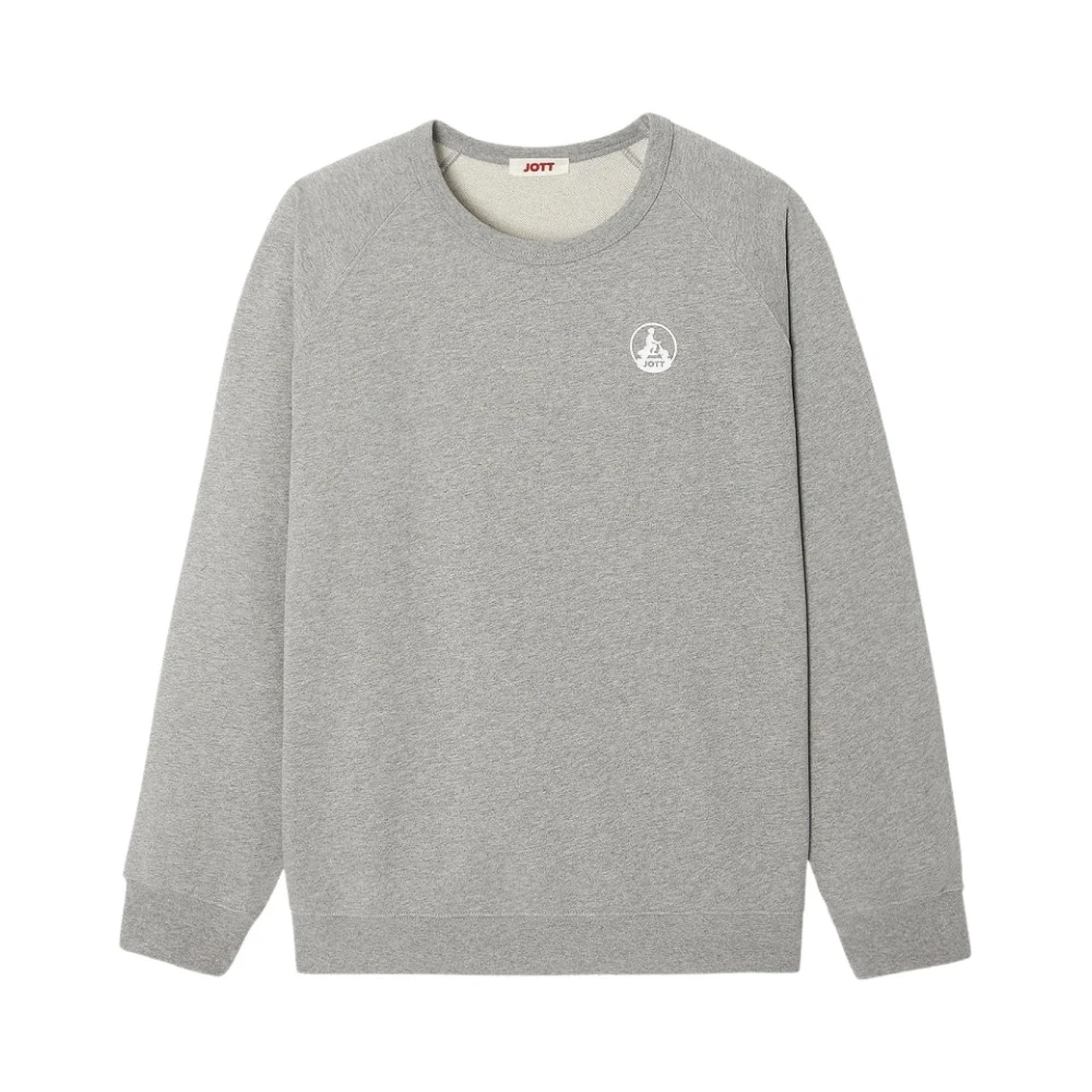 Jott Gedrukte Sweater Casual en stijlvol Gray Heren