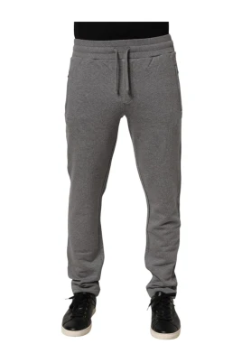 Grå Bomull Jogger Sweatpants