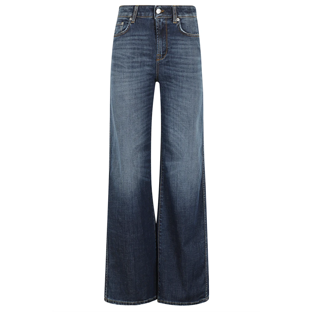 Department Five Wijde Pijp Pretender Broek Blue Dames