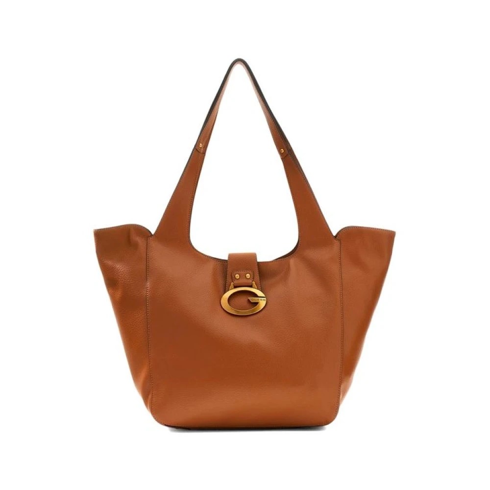 Guess , Shopping Bags, Female, Brown, One Size, Camden Large Tote