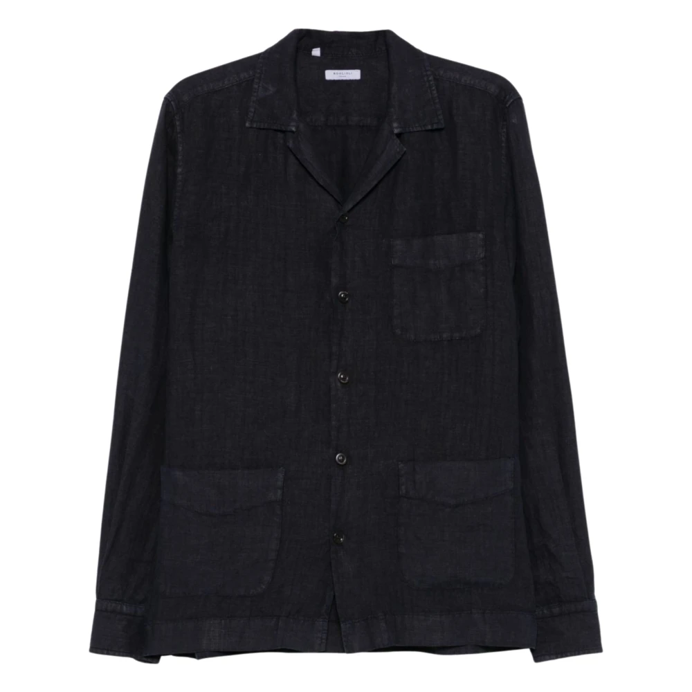 Boglioli Overshirt - Male - Casual Shirts - Blue - Xl - Shirts