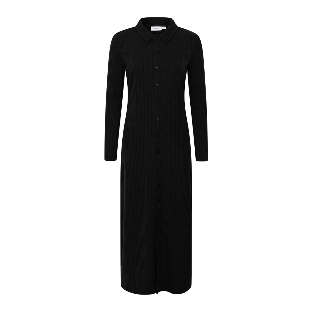 Saint Tropez Elegante Godasz Jurk Zwart Black Dames