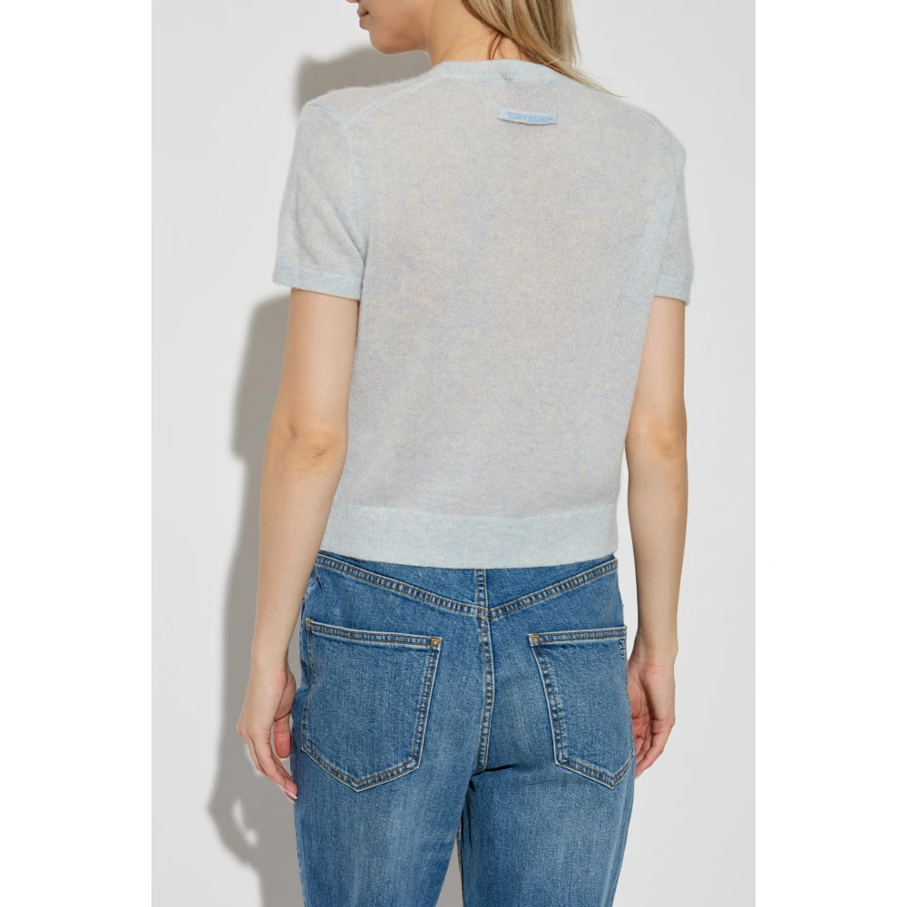 TORY BURCH Kasjmier top Blue Dames