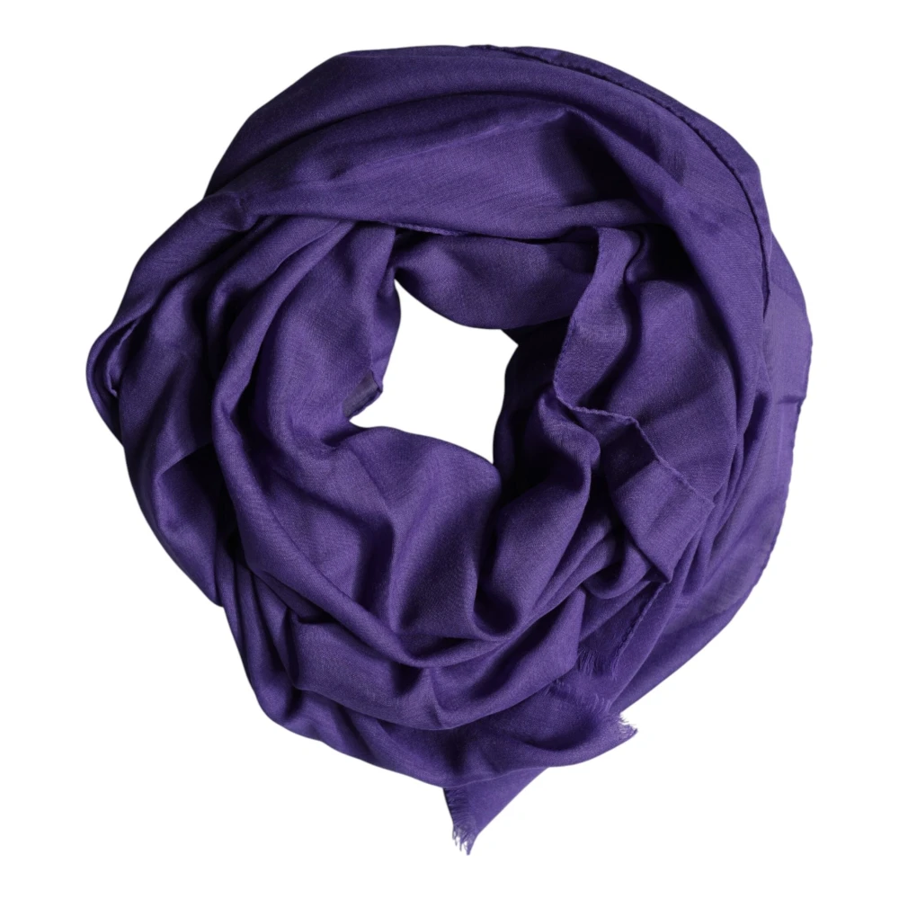 Dolce & Gabbana Men's Purple Scarves, One Size, Lace Stole