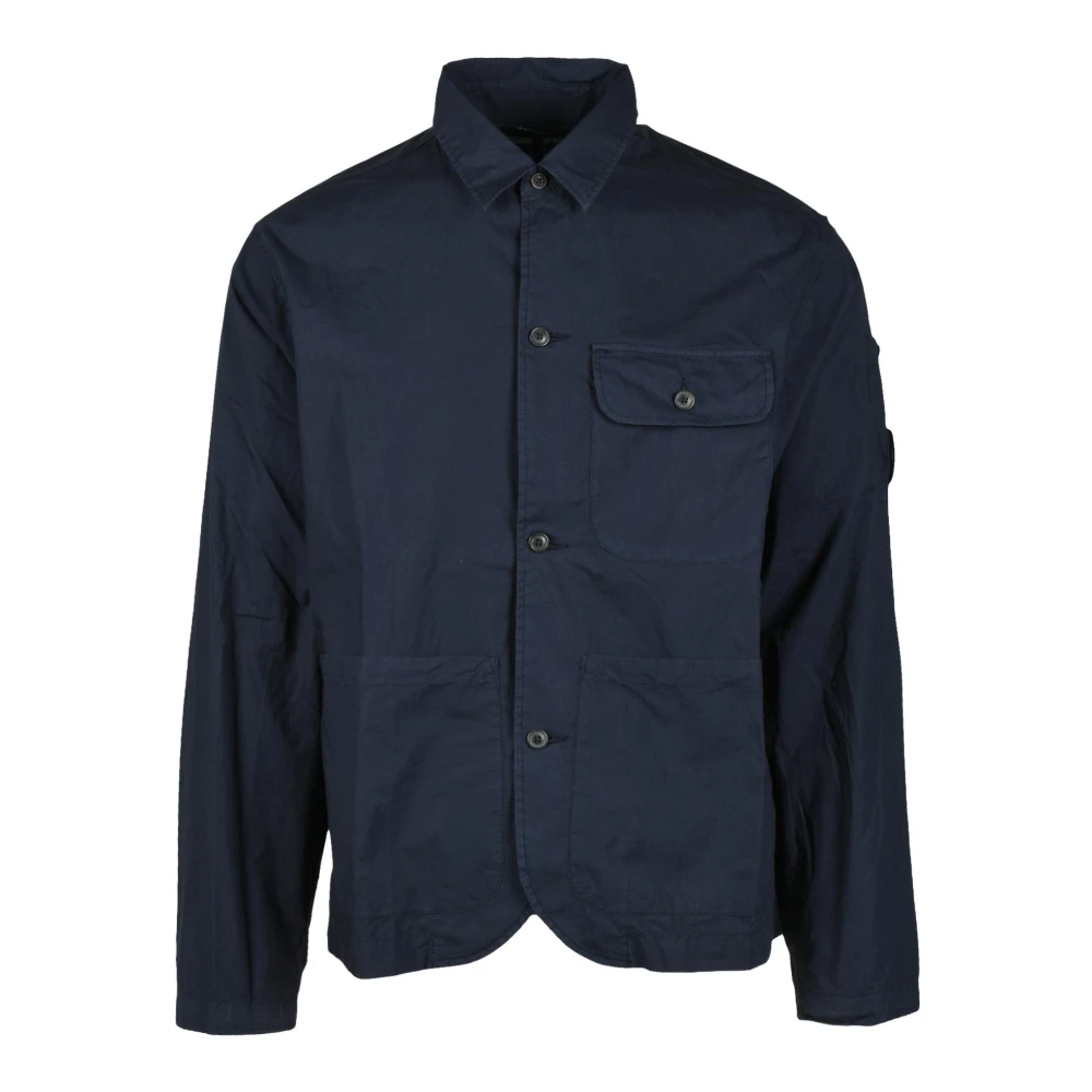 C.P. Company Katoenen Overhemd Green Heren