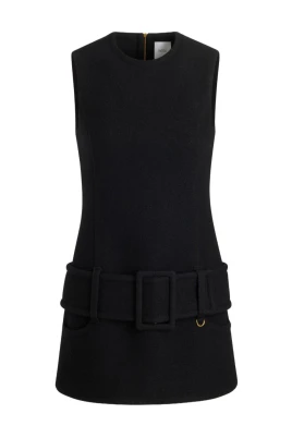 Waist Belted Mini Dress