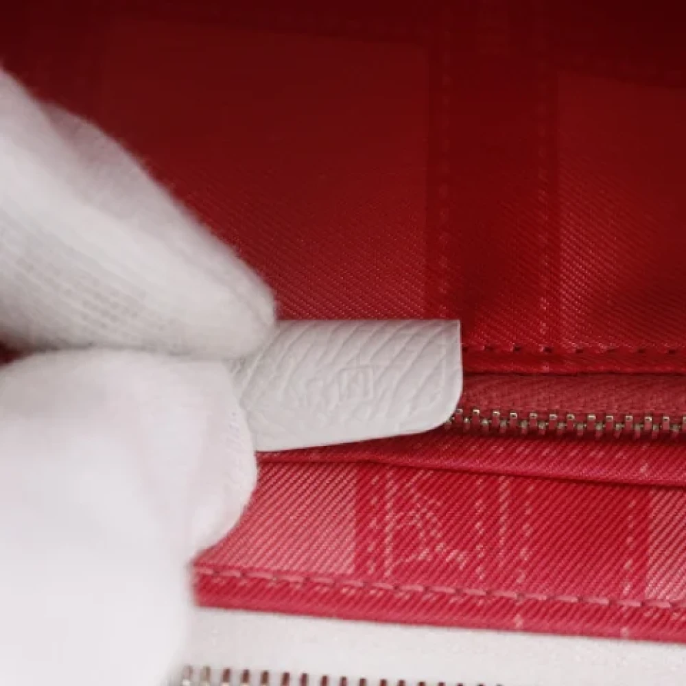 Hermès Vintage Pre-owned Leather wallets White Dames