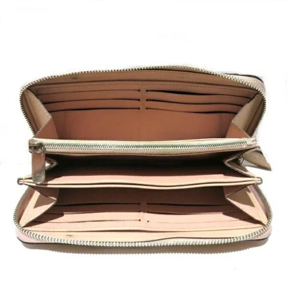 Louis Vuitton Vintage Pre-owned Leather wallets Pink Dames