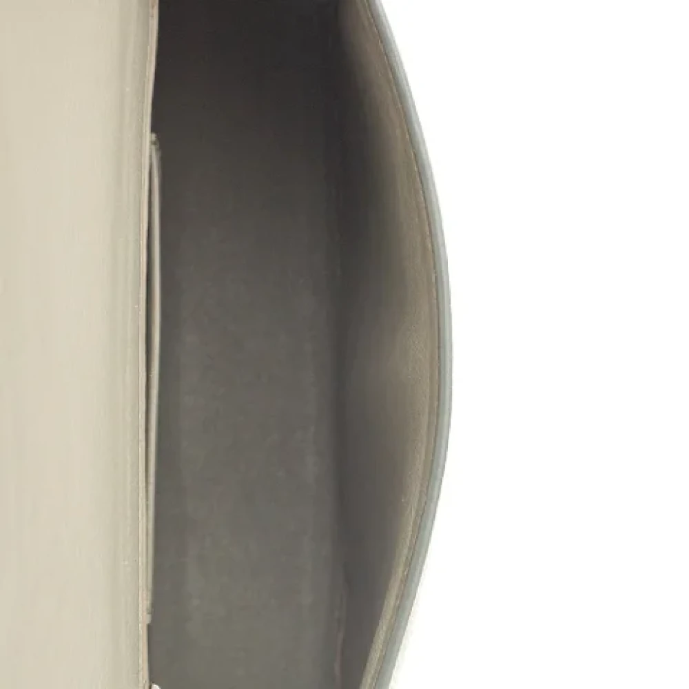 Celine Vintage Pre-owned Leather celine-bags Gray Dames
