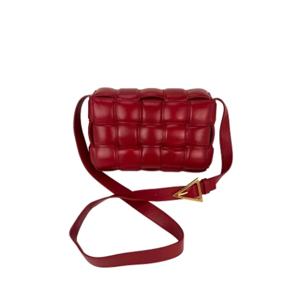 Bottega Veneta Vintage Pre-owned Leather handbags Red Dames