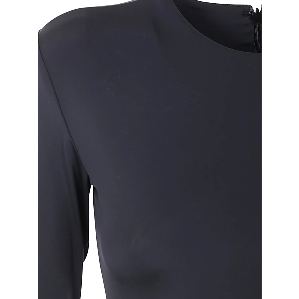 Entire Studios Soot Bodysuit in Nylon Spandex Gray Dames