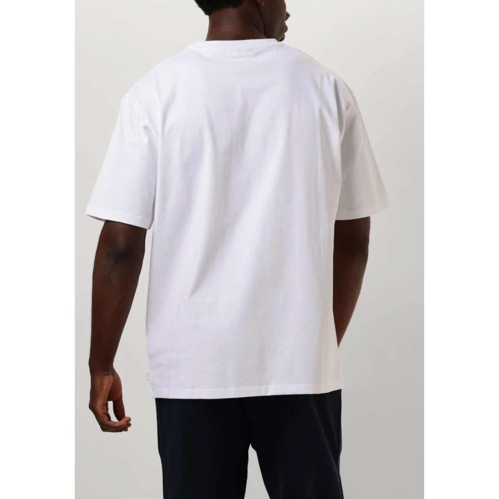 Scotch & Soda Casual Wit Zak T-shirt 3 Kruizen White Heren