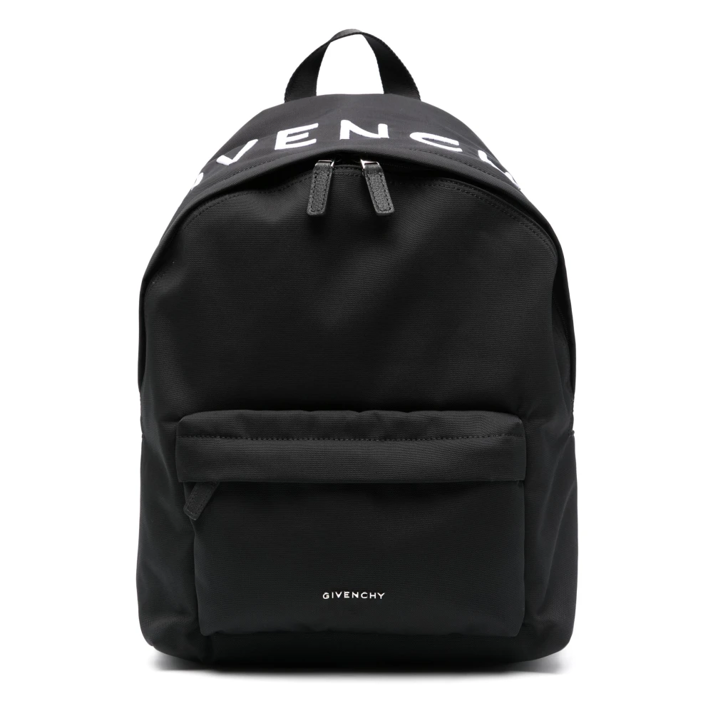 Givenchy Zwarte Essential Ackpack Rugzak Black Heren