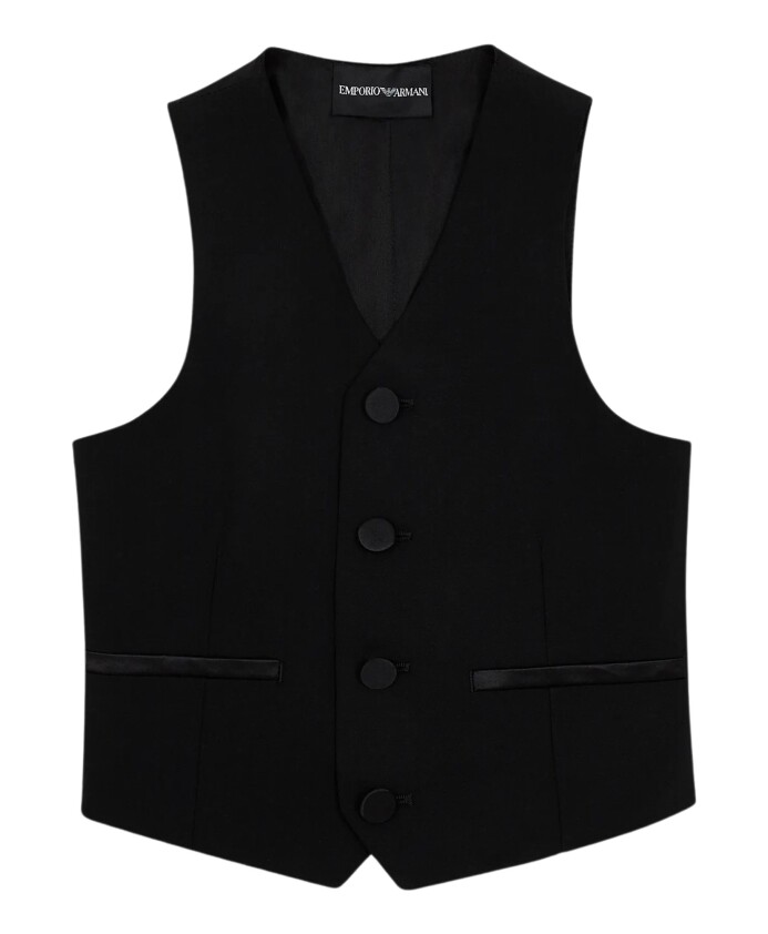 zwarte-wollen-junior-gilet-met-zijden-details