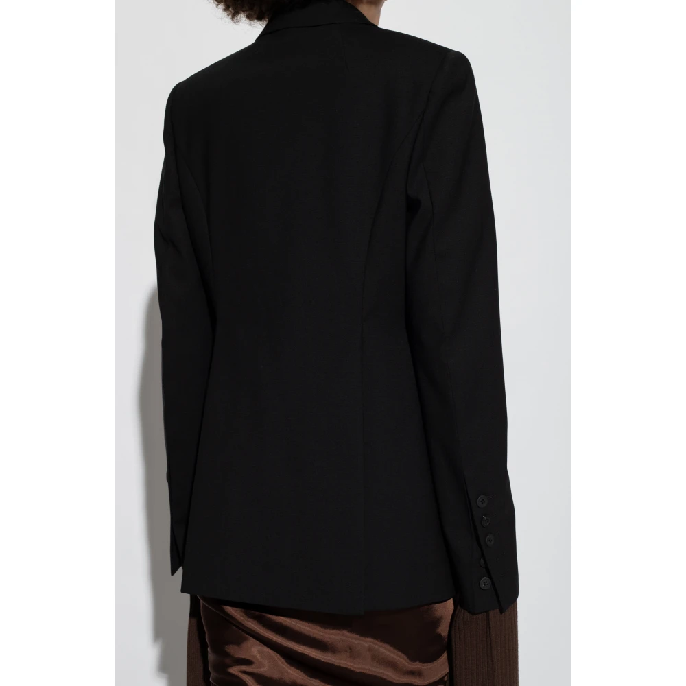Rick Owens Fogpocket Wool Blazer Black Dames