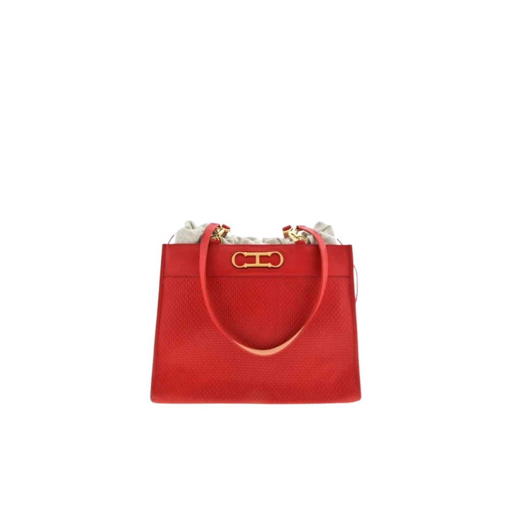 Carolina Herrera Luxe Shoppingtas met Initialen Insignia Red Dames