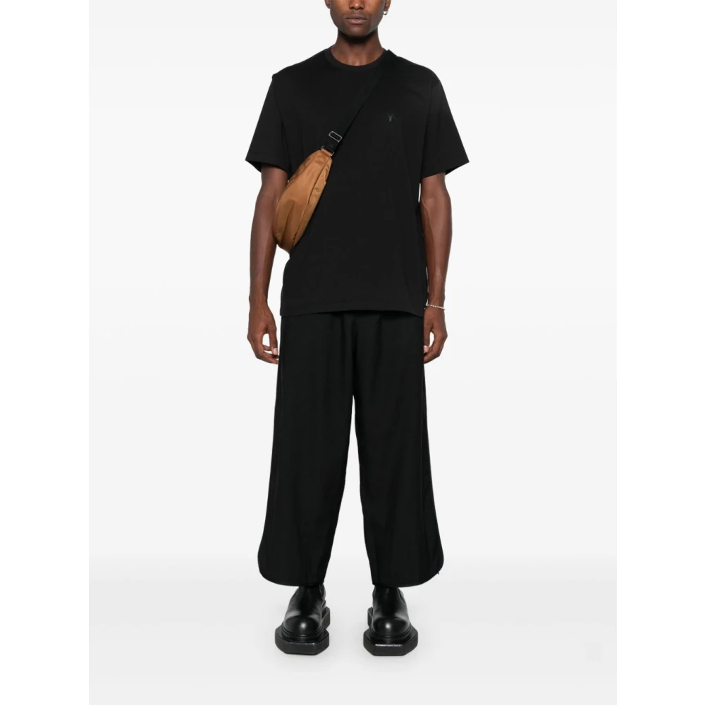 Y-3 Zwarte T-shirts en Polos Black Heren