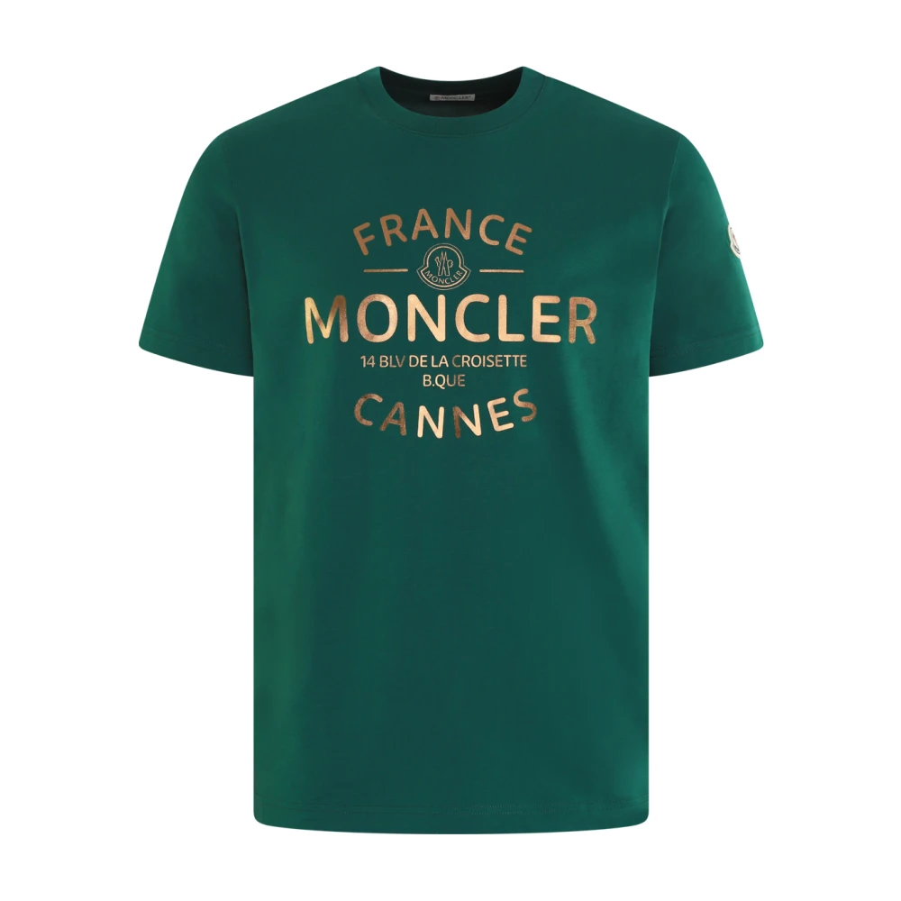 Moncler Heren Ss T-Shirt Green Heren