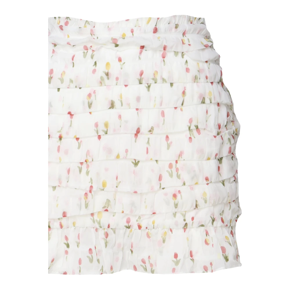 For Love & Lemons Witte Ruche Minirok White Dames