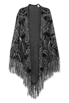 Knit Cape PAISLEY
