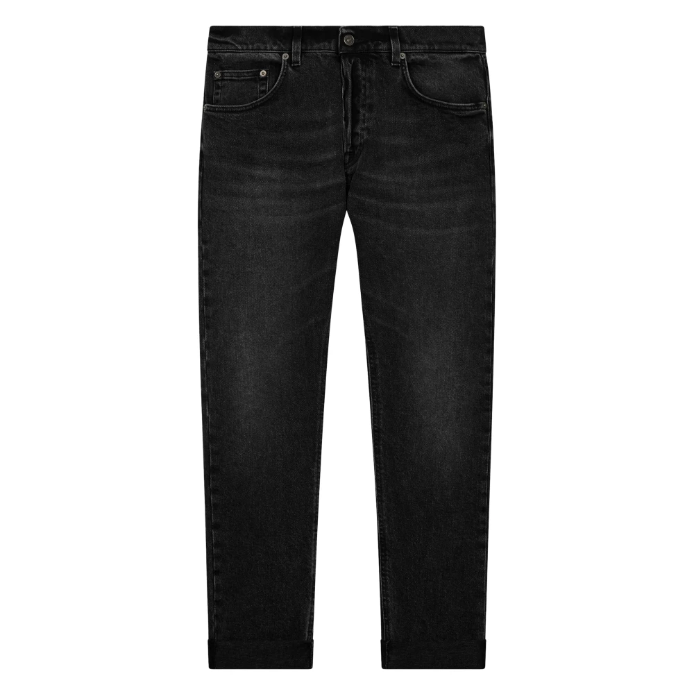 Dondup Men's Black Pantalone Icon - Slim Fit Jeans - W34 - Jeans