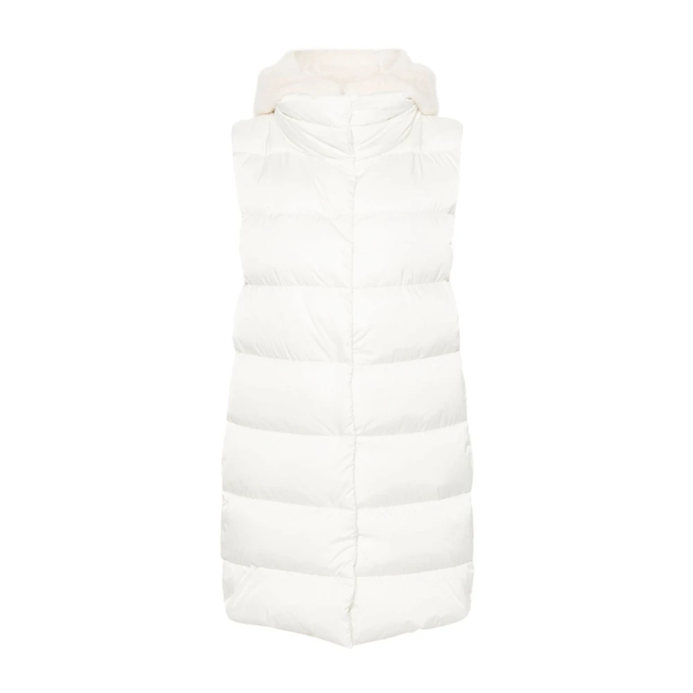 Herno Gewatteerd Vest White Dames