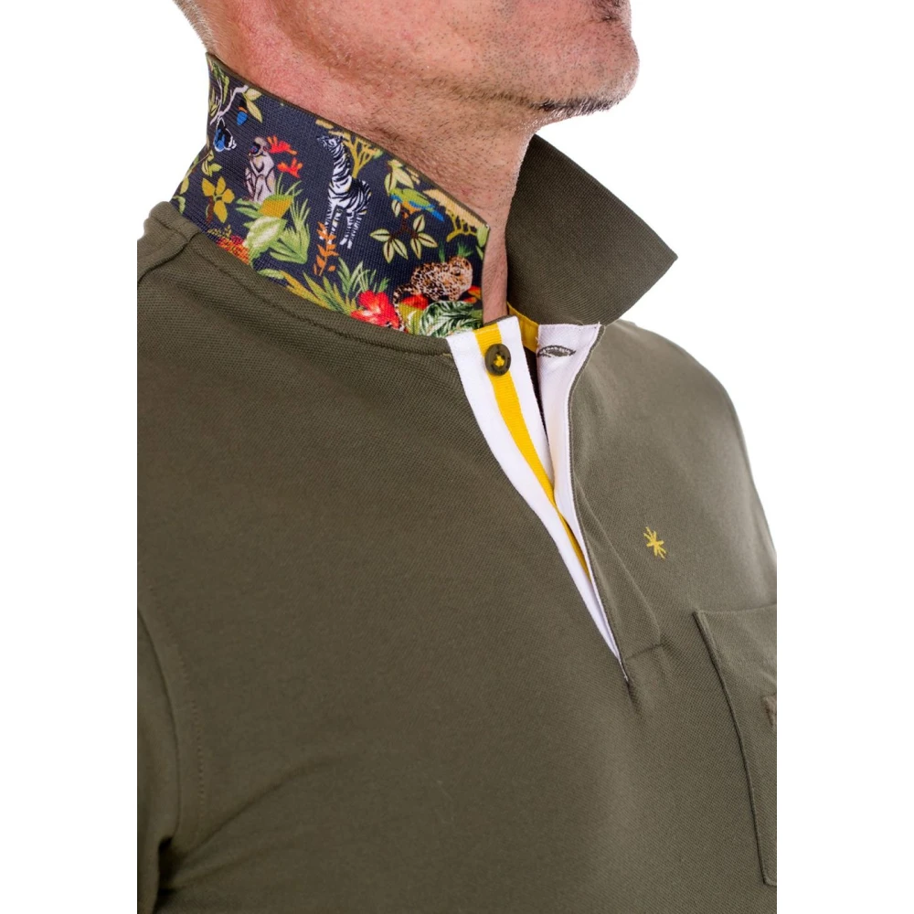 Manuel Ritz Korte Mouw Polo Green Heren