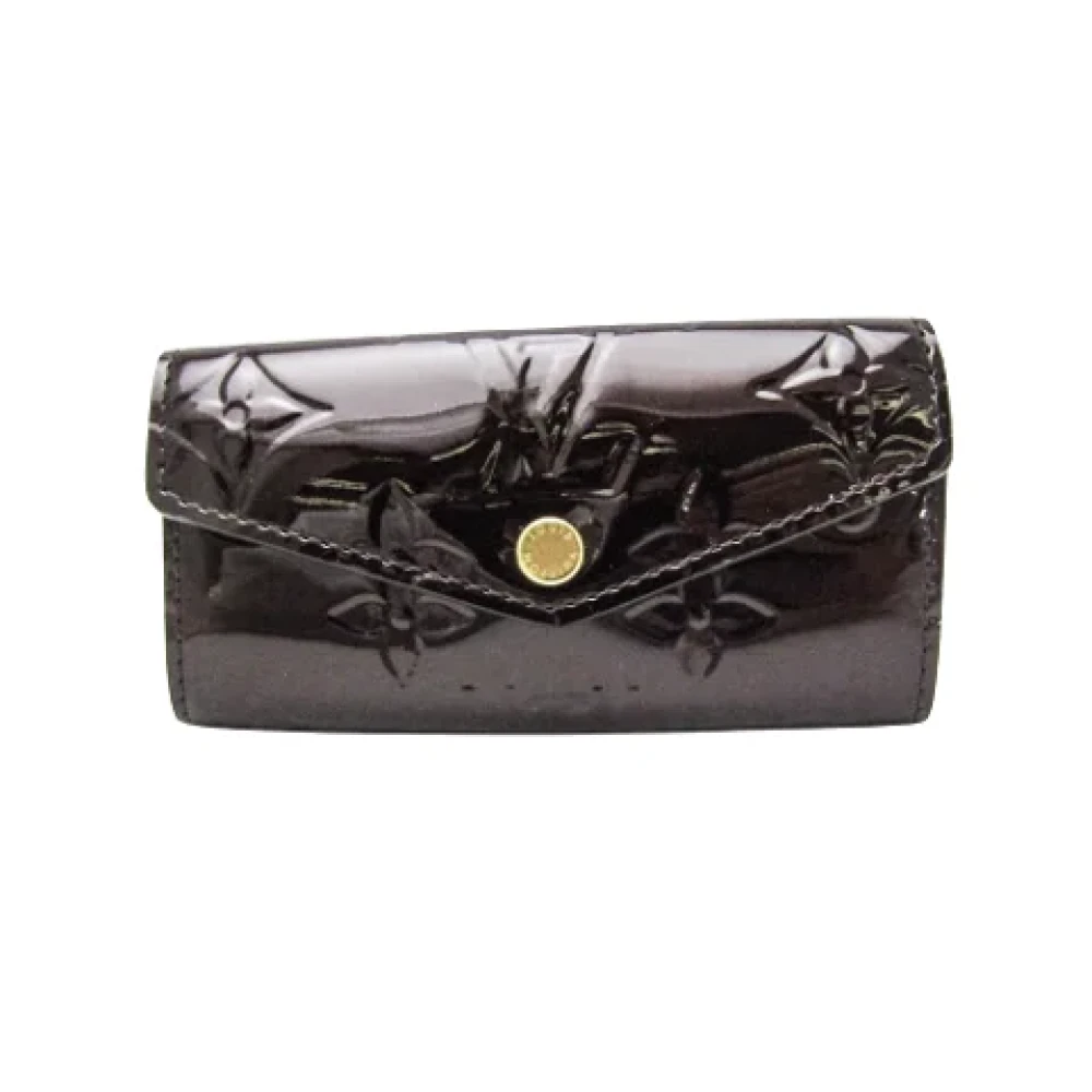 Louis Vuitton Vintage Pre-owned Leather key-holders Brown Dames