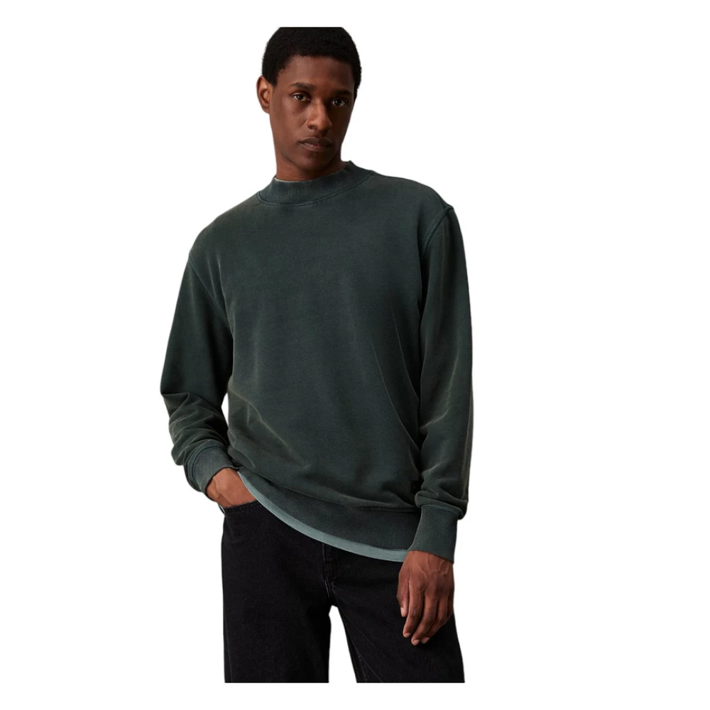 Calvin Klein Jeans Crewneck Sweatshirt Green Heren