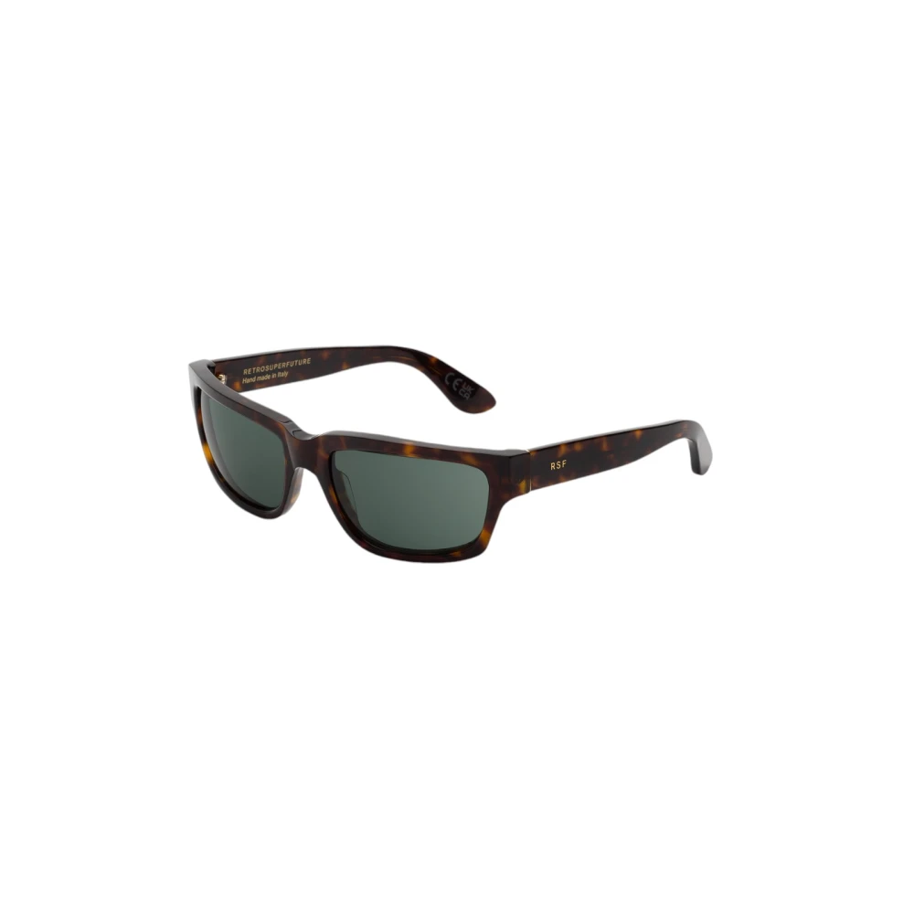 Retrosuperfuture Unisex Brown Vintage Thelonius Sunglasses - Sunglasses - 60 Mm - Accessories