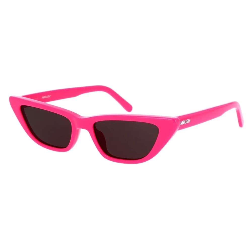 Ambush Unisex Dark/Grey Bold Cat-Eye Sunglasses With Lenses