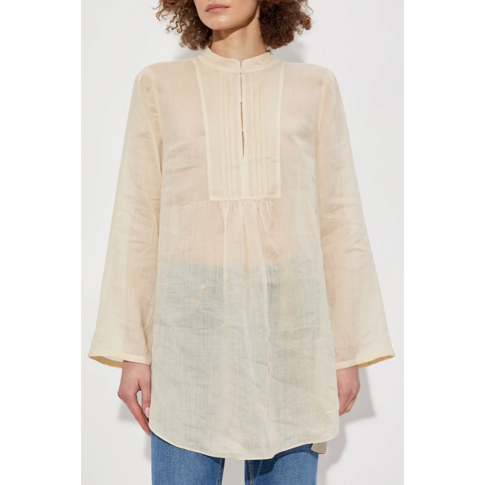 TORY BURCH Lange mouwen top Beige Dames