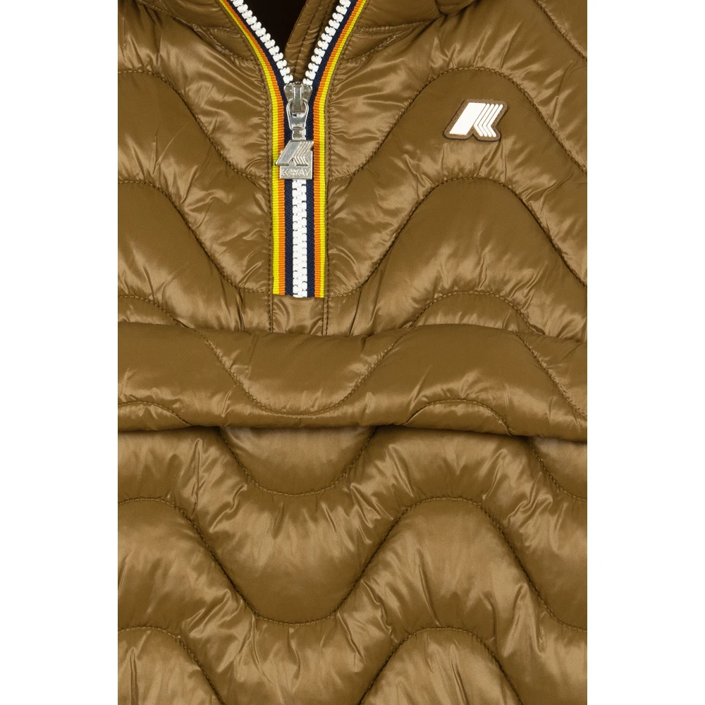 K-way Gewatteerde Winterjas voor Vrouwen Brown Dames