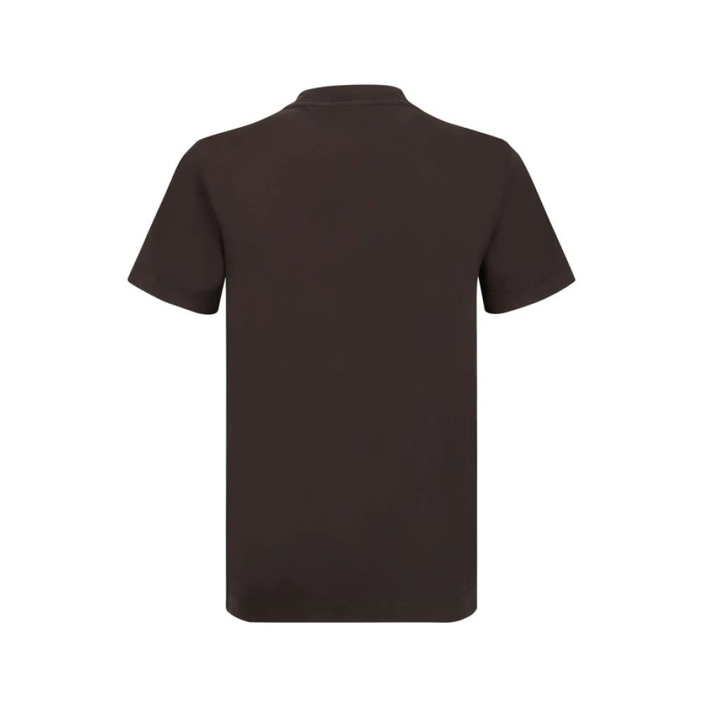 Burberry Equestrian Knight Logo Katoenen T-Shirt Gray Heren