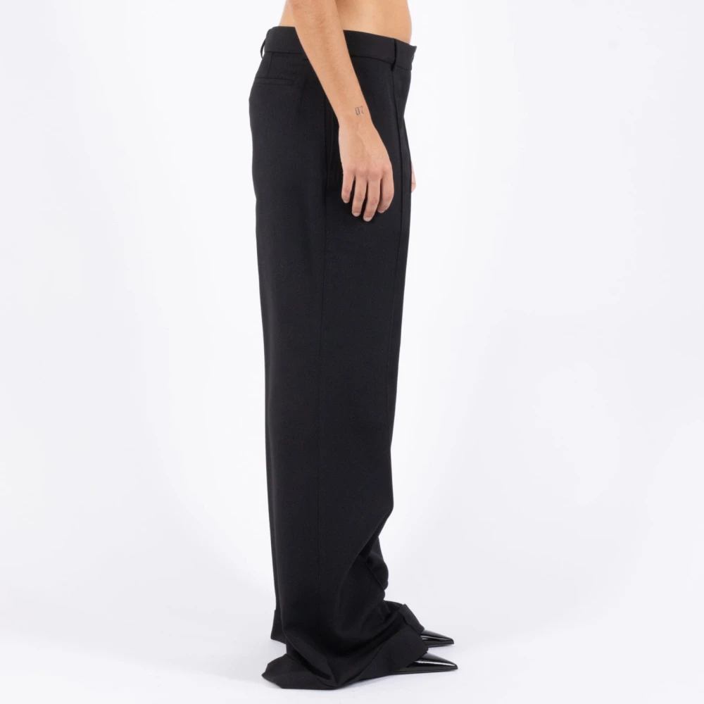 Acne Studios Wijde Broek Vrouw Black Dames