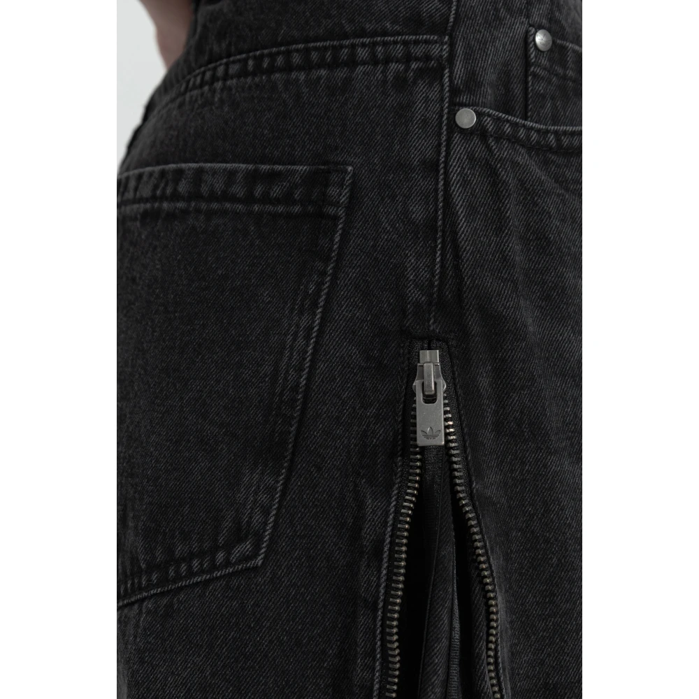 adidas Originals Wijde jeans Black Dames