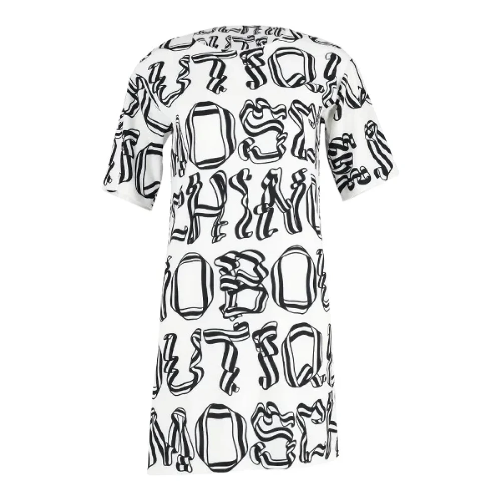 Moschino Pre-Owned Pre-owned Polyester dresses White Dames