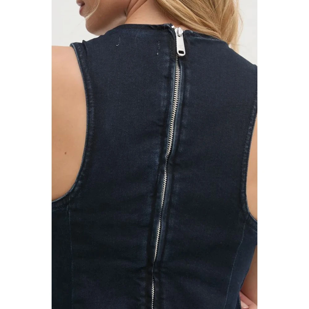 Calvin Klein Jeans Klassieke Denim Jeans Collectie Blue Dames