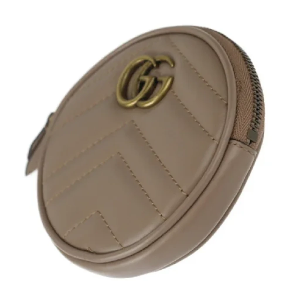 Gucci Vintage Pre-owned Leather wallets Brown Dames