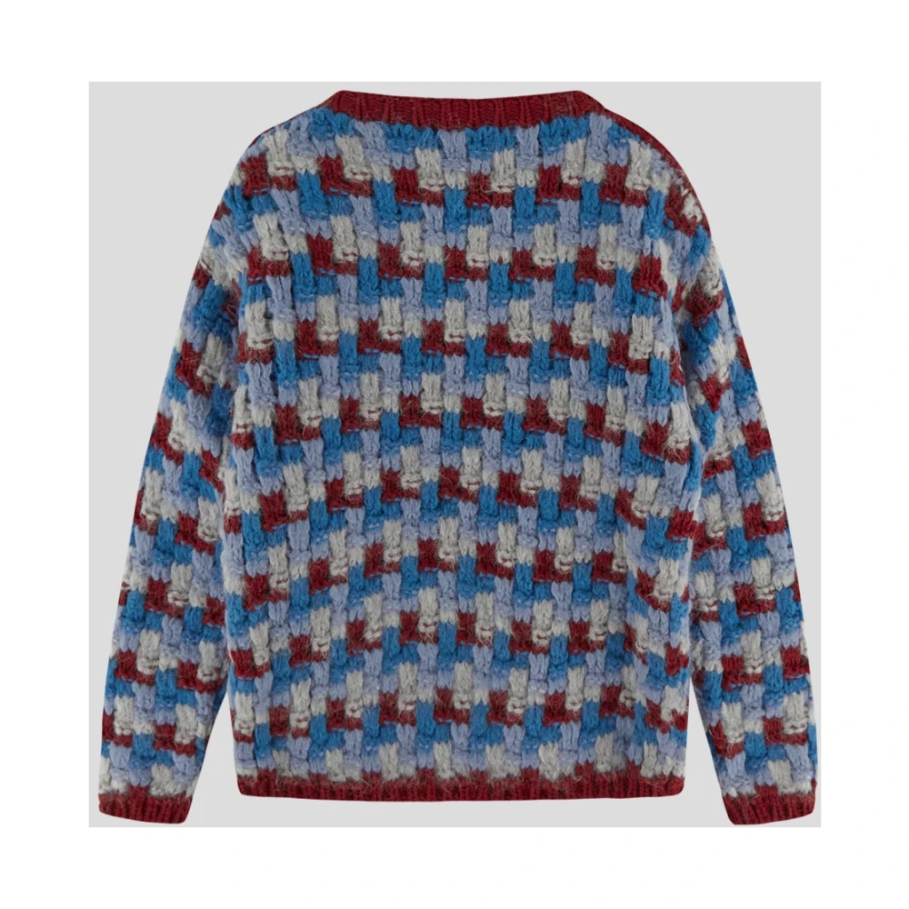 Moncler Gebreide Crewneck Sweater Multicolor Heren