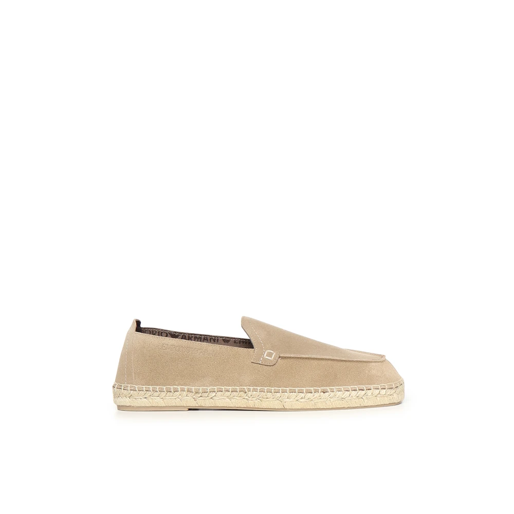 Emporio Armani Hombre Beige - Espadrilles - Shoes - 41 Eu